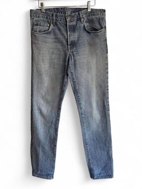H&M Slim Men's Washed Blue Jeans 31 x 32 Classic Button Fly